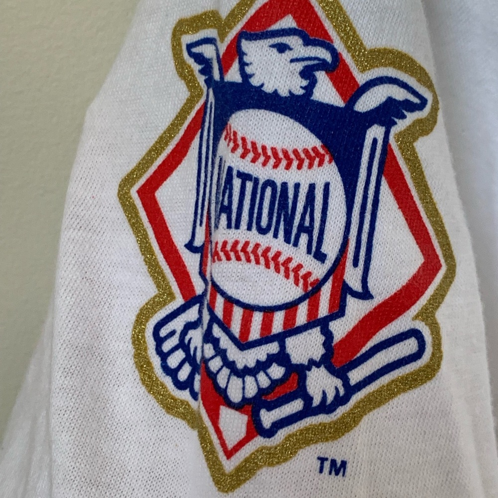 GENUINE APPAREL Women’s Washington Nationals Cotton Short Sleeve Tee - Picture 9 of 10